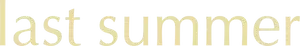 Last Summer Logo