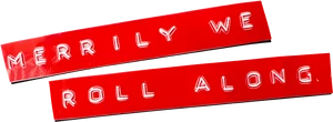Merrily We Roll Along Logo