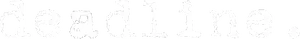 Deadline Logo