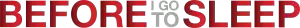 Before I Go to Sleep Logo