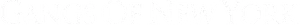 Gangs of New York Logo