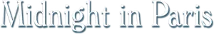Midnight in Paris Logo