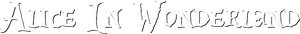 Alice in Wonderland Logo