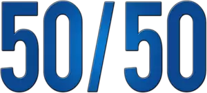 50/50 Logo