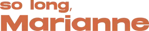 So Long, Marianne Logo