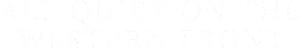 All Quiet on the Western Front Logo