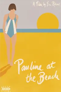 Pauline at the Beach Poster